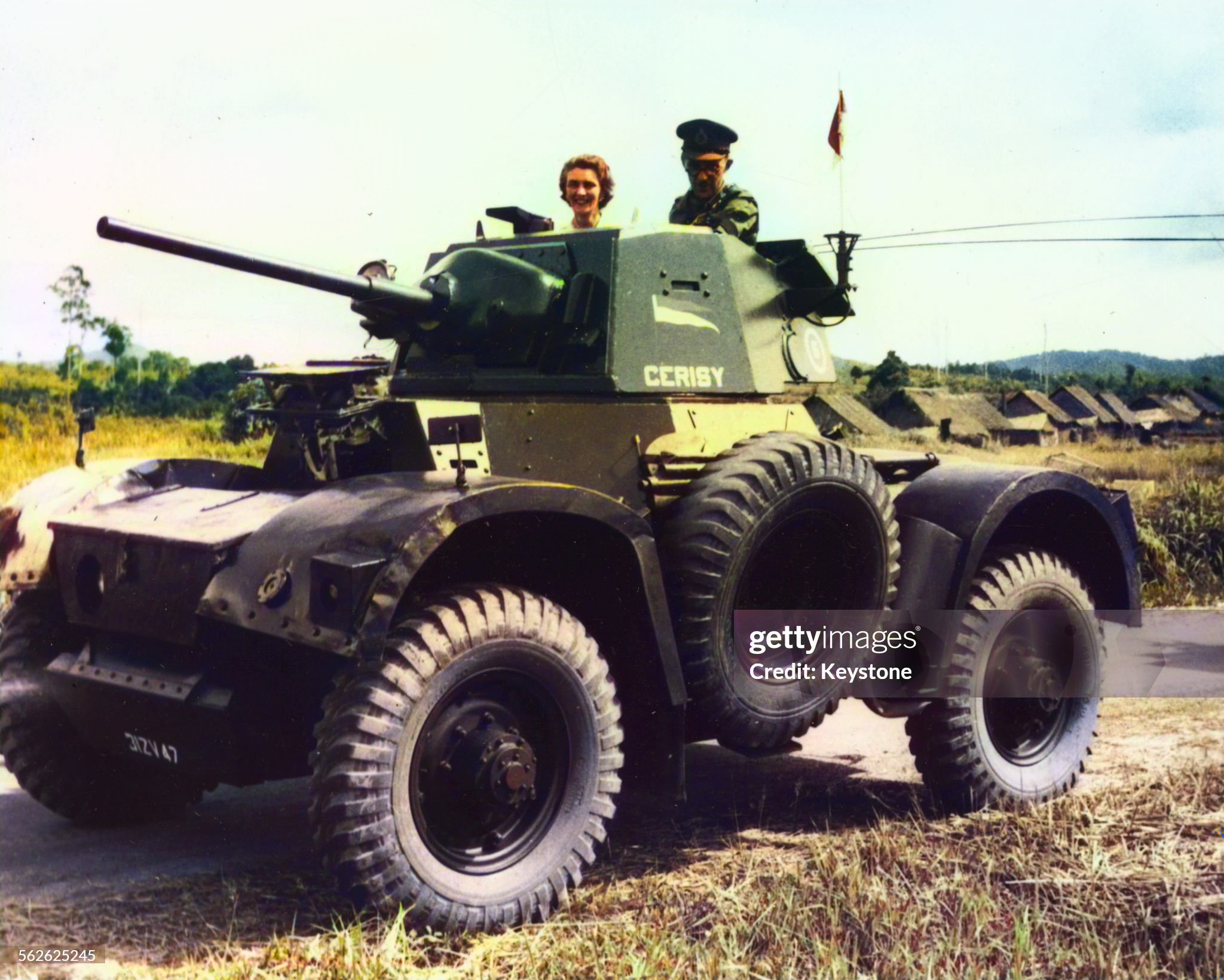 War photo after colorization