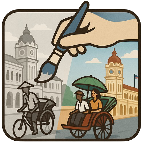 Hues of Old Malaya Logo